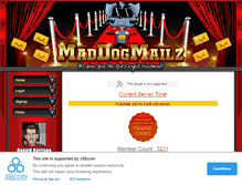 Tablet Screenshot of maddogmailz.com